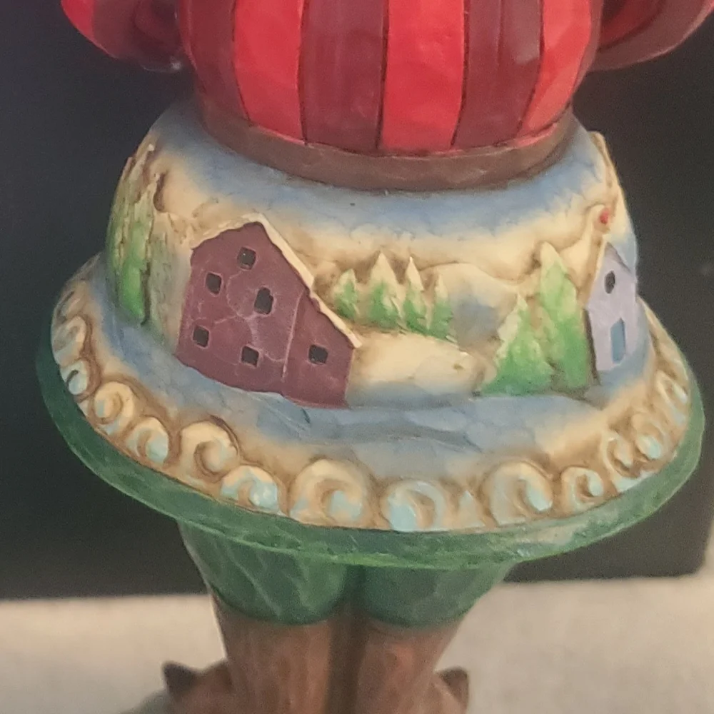 Jim Shore Santa Claus Candle Holders 9.5